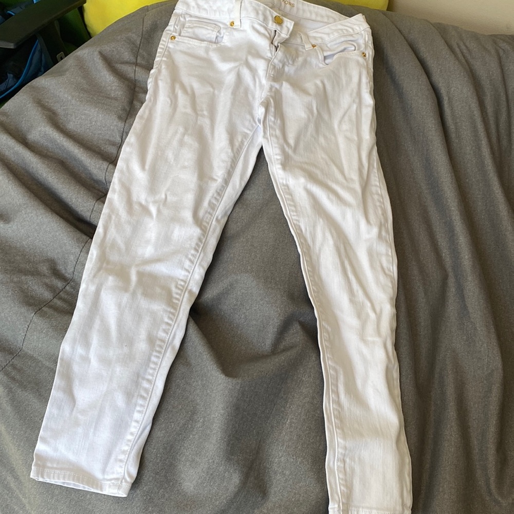 white michael kors jeans